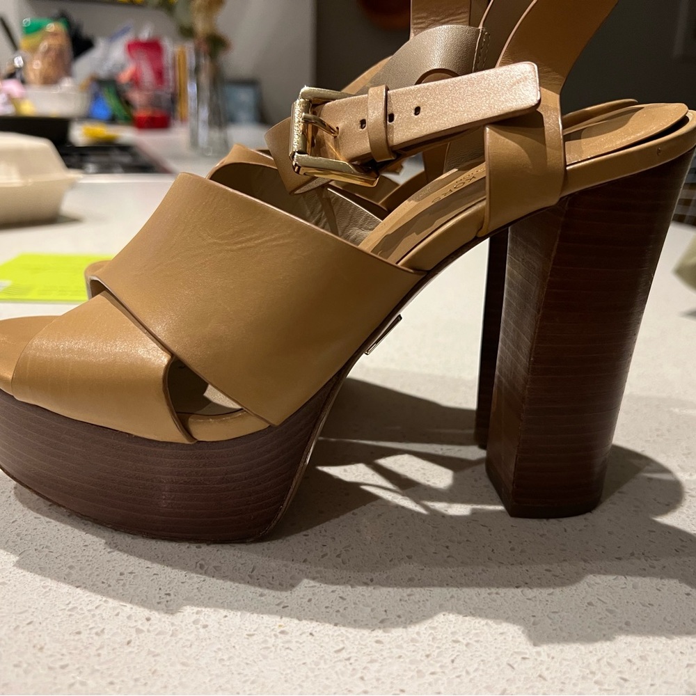 Michael joe platform heels